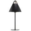 Černá kovová stolní lampa Strap