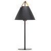 Černá kovová stolní lampa Strap