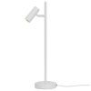 Bílá kovová stolní lampa Omari