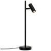 Černá kovová stolní lampa Omari