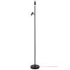 Černá kovová stojací lampa Omari 141 cm