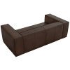 Tmavě hnědá kožená dvoumístná pohovka Windsor & Co Madame 211 cm