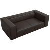 Grafitově šedá kožená dvoumístná pohovka Windsor & Co Madame 211 cm
