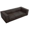 Grafitově šedá kožená třímístná pohovka Windsor & Co Madame 227 cm