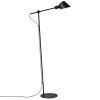 Černá kovová stojací lampa Stay 135 cm