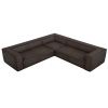 Kožená rohová pohovka Madame 280 cm, levá/pravá