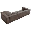 Hnědá kožená pohovka Windsor & Co Madame 290 cm, pravá