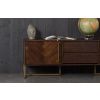 Hnědý dřevěný TV stolek DUTCHBONE Class 180 x 45 cm -fv-interier-25