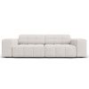 Světle šedá čalouněná třímístná pohovka Cosmopolitan Design Chicago 204 cma Cosmopolitan Design Chicago 204 cm
