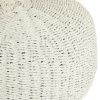 Bílý puf J-Line Vaskuti 50 cm