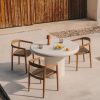 Bílý cementový zahradní jídelní stůl Kave Home Addaia 90 cm -fv-interier-25