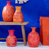 Oranžová keramická váza J-Line Floryn 38 cm -fv-interier-25