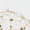 Zlaté kovové závěsné LED světlo Nova Luce Sole 60 cm -fv-interier-25