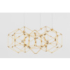 Zlaté kovové závěsné LED světlo Nova Luce Nebula 47 cm -fv-interier-25