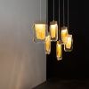 Zlaté skleněné závěsné LED světlo Grani 98 cm -fv-interier-25