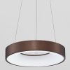 Hnědé závěsné LED světlo Nova Luce Rando Thin 38 cm -fv-interier-25