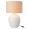 Bílá keramická stolní lampa J-line Limme 48 cm