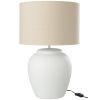 Bílá keramická stolní lampa J-line Limme 60 cm