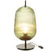 Červená skleněná stolní lampa J-line Palme