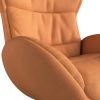 Koňakově hnědé kožené lounge křeslo FLEXLUX HAZE -fv-interier-25