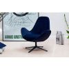 Tmavě modré sametové lounge křeslo FLEXLUX GHOST LOW -fv-interier-25