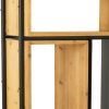 Černý kovový regál J-line Tobleu 185 x 65 cm -fv-interier-25