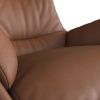 Koňakově hnědé kožené lounge křeslo FLEXLUX MORO -fv-interier-25