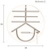 Červená nástěnná LED dekorace DUTCHBONE SPRING 35 cm