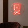 Červená nástěnná LED dekorace DUTCHBONE SUMMER 35 cm -fv-interier-25
