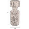 Bílý mramorový svícen DUTCHBONE PAROS 27 cm