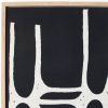Černobílý abstraktní obraz ZUIVER HALO 104 x 48 cm -fv-interier-25