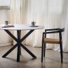 Černý skleněný jídelní stůl Kave Home Argo 120 cm -fv-interier-25