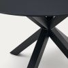 Černý skleněný jídelní stůl Kave Home Argo 120 cm -fv-interier-25