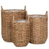 Set tří květináčů z přírodních vláken Hueris 28/32/37 cm