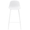 Bílá plastová barová židle Unique Furniture Whitby 67,5 cm