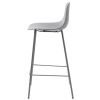 Šedá plastová barová židle Unique Furniture Whitby 67,5 cm