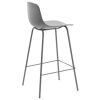 Šedá plastová barová židle Unique Furniture Whitby 67,5 cm
