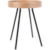 Dubový odkládací stolek ZUIVER OAK TRAY s odnímatelnou deskou 46,5 cm