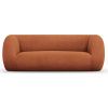 Hnědá bouclé dvoumístná pohovka Cosmopolitan Design Essen 210 cm