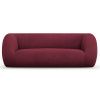 Bordová bouclé dvoumístná pohovka Cosmopolitan Design Essen 210 cm