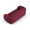 Bordová bouclé dvoumístná pohovka Cosmopolitan Design Essen 210 cm