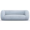 Světle modrá bouclé dvoumístná pohovka Cosmopolitan Design Essen 210 cm