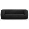 Černá bouclé dvoumístná pohovka Cosmopolitan Design Essen 210 cm