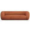 Hnědá bouclé třímístná pohovka Cosmopolitan Design Essen 230 cm