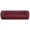 Bordová bouclé třímístná pohovka Cosmopolitan Design Essen 230 cm