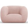 Pudrově růžové bouclé křeslo Cosmopolitan Design Essen
