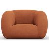 Hnědé bouclé křeslo Cosmopolitan Design Essen