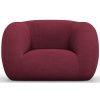 Bordové bouclé křeslo Cosmopolitan Design Essen