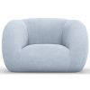 Světle modré bouclé křeslo Cosmopolitan Design Essen