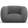 Šedé bouclé křeslo Cosmopolitan Design Essen